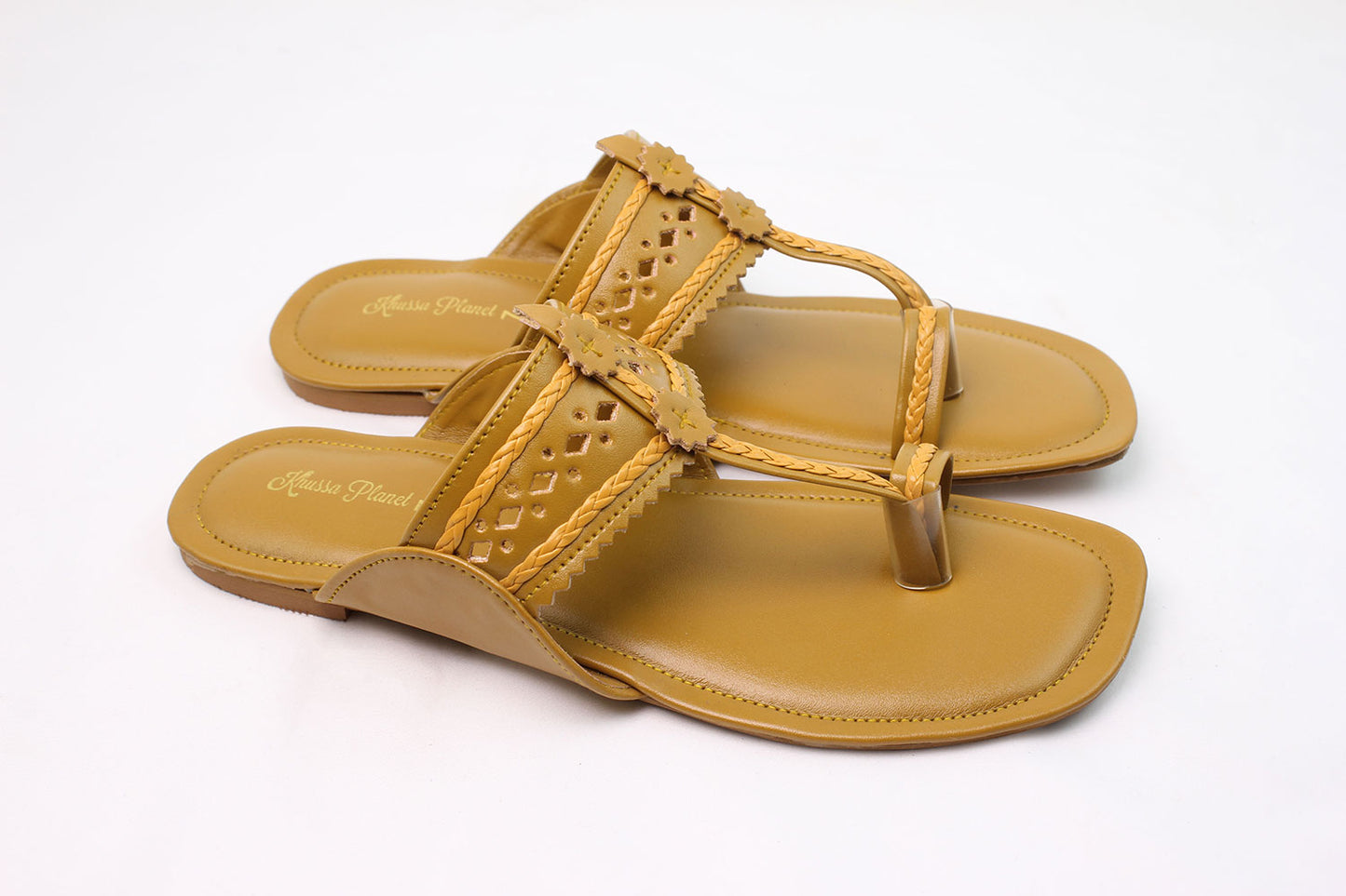 Yellow Indian kohlapori