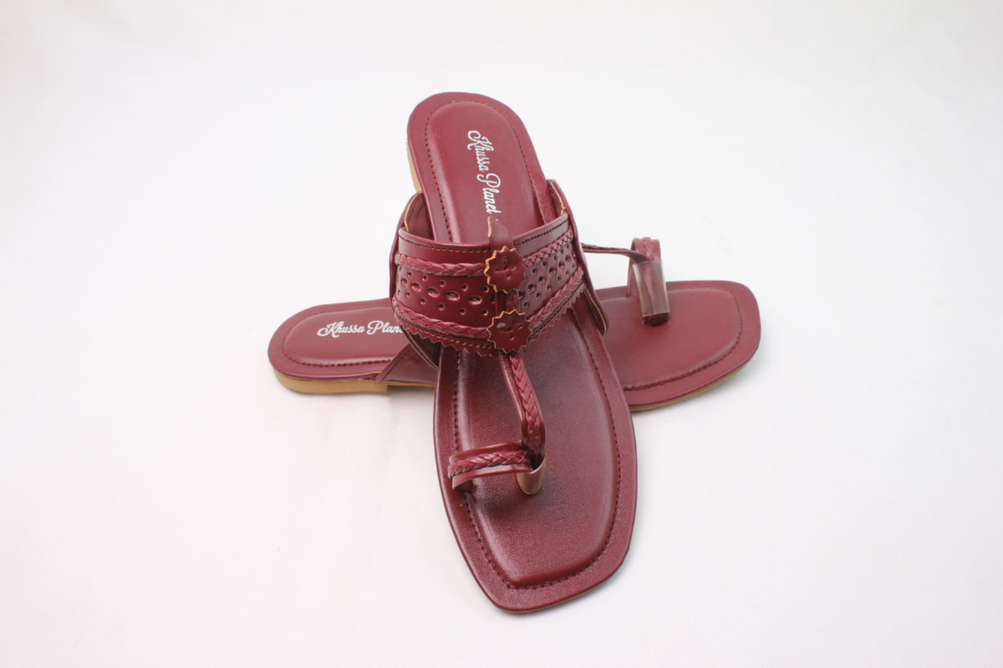 Maroon Indian Kohlapori