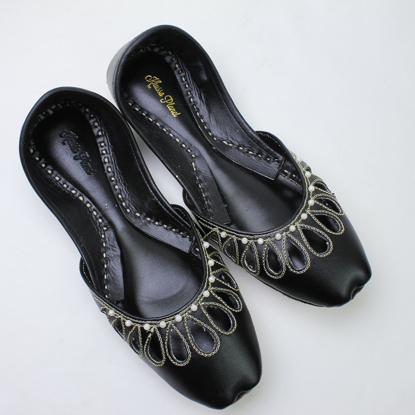 Plain Black Khussa