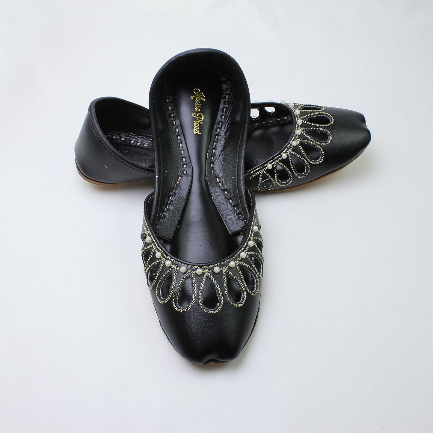 Plain Black Khussa