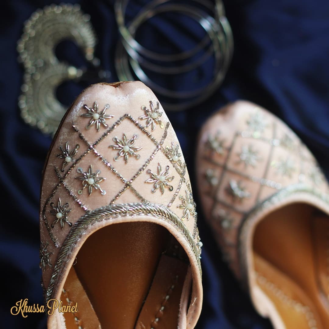 Luxury dabka work khussa