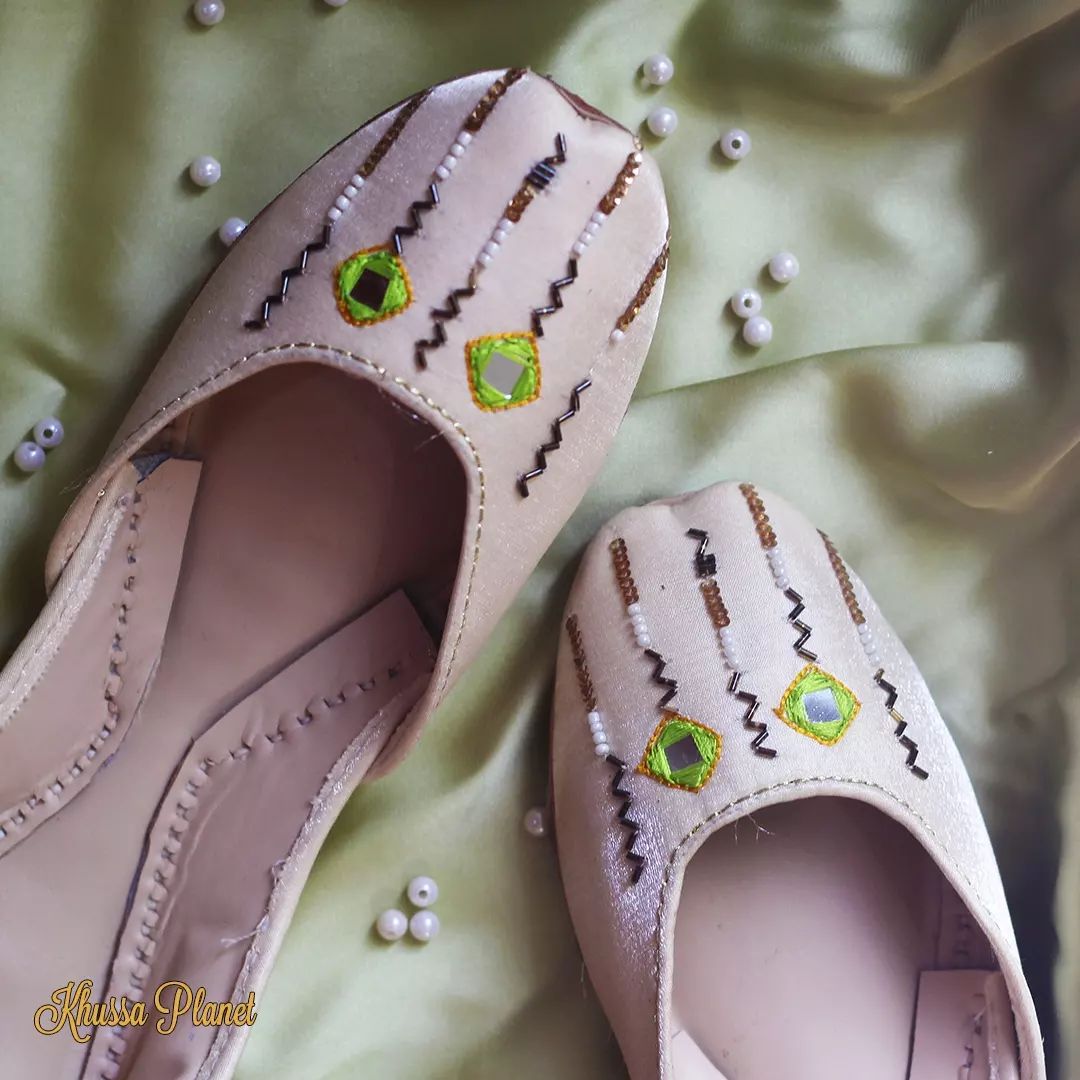 Handcrafted Resham with Mirror Work