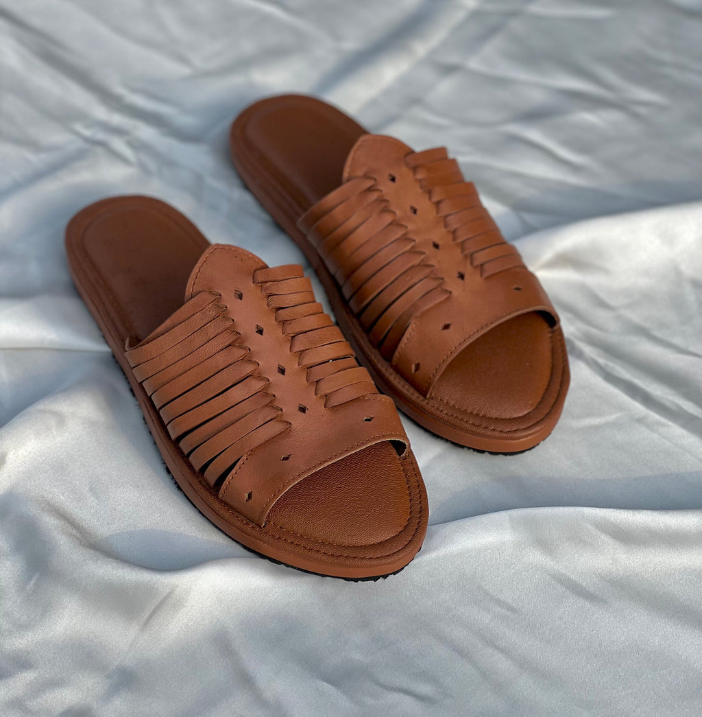 Khussa Planet Breezerow slide (brown)