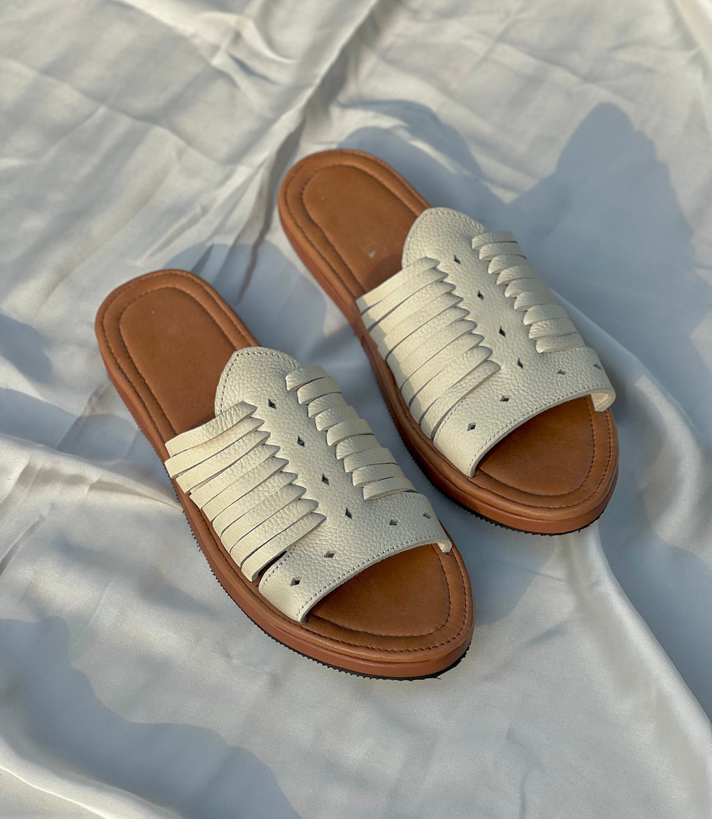 Khussa Planet Breezerow slide (white)