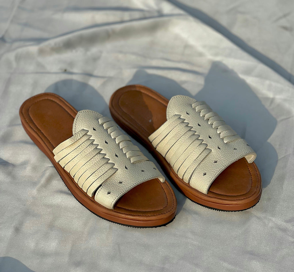 Khussa Planet Breezerow slide (white)