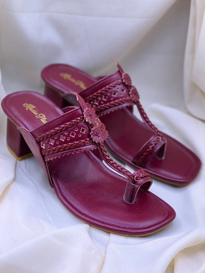 Khussa Planet Heelerow (maroon)