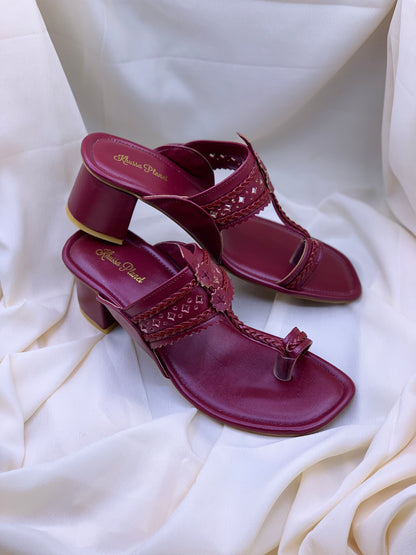 Khussa Planet Heelerow (maroon)