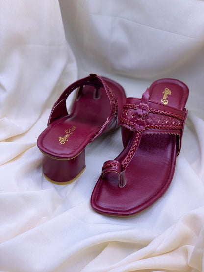 Khussa Planet Heelerow (maroon)