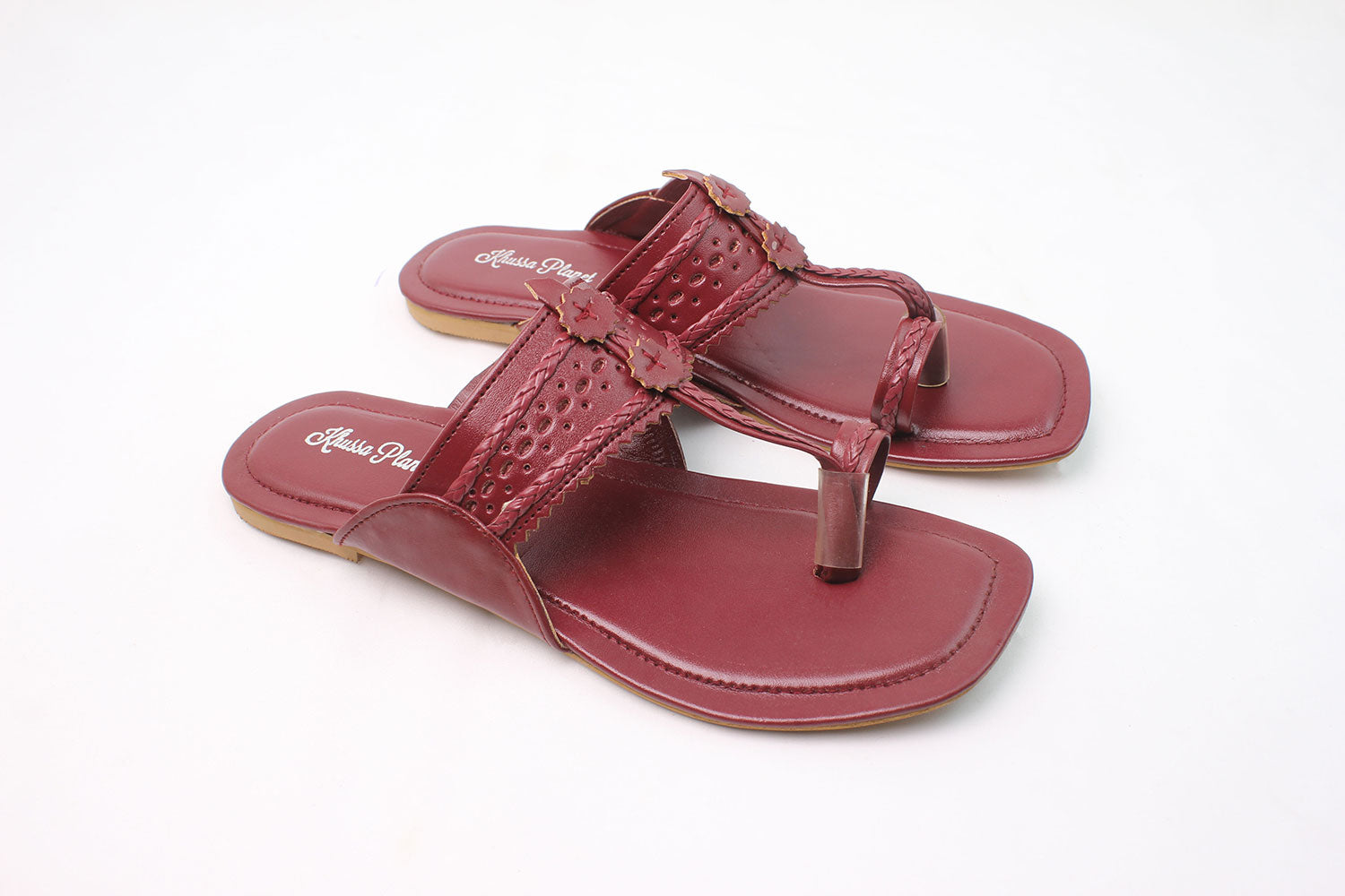 Maroon Indian Kolhapuri