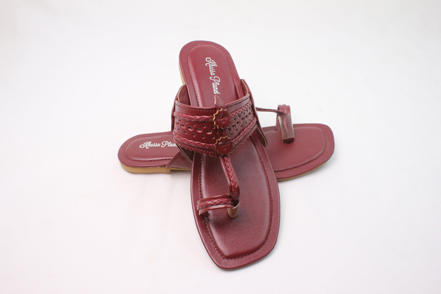 Maroon Indian Kolhapuri