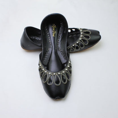 Plain Black Khussa