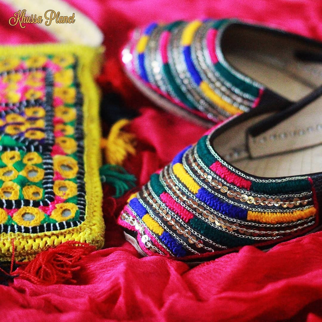 Handcrafted Embroidered Khussa