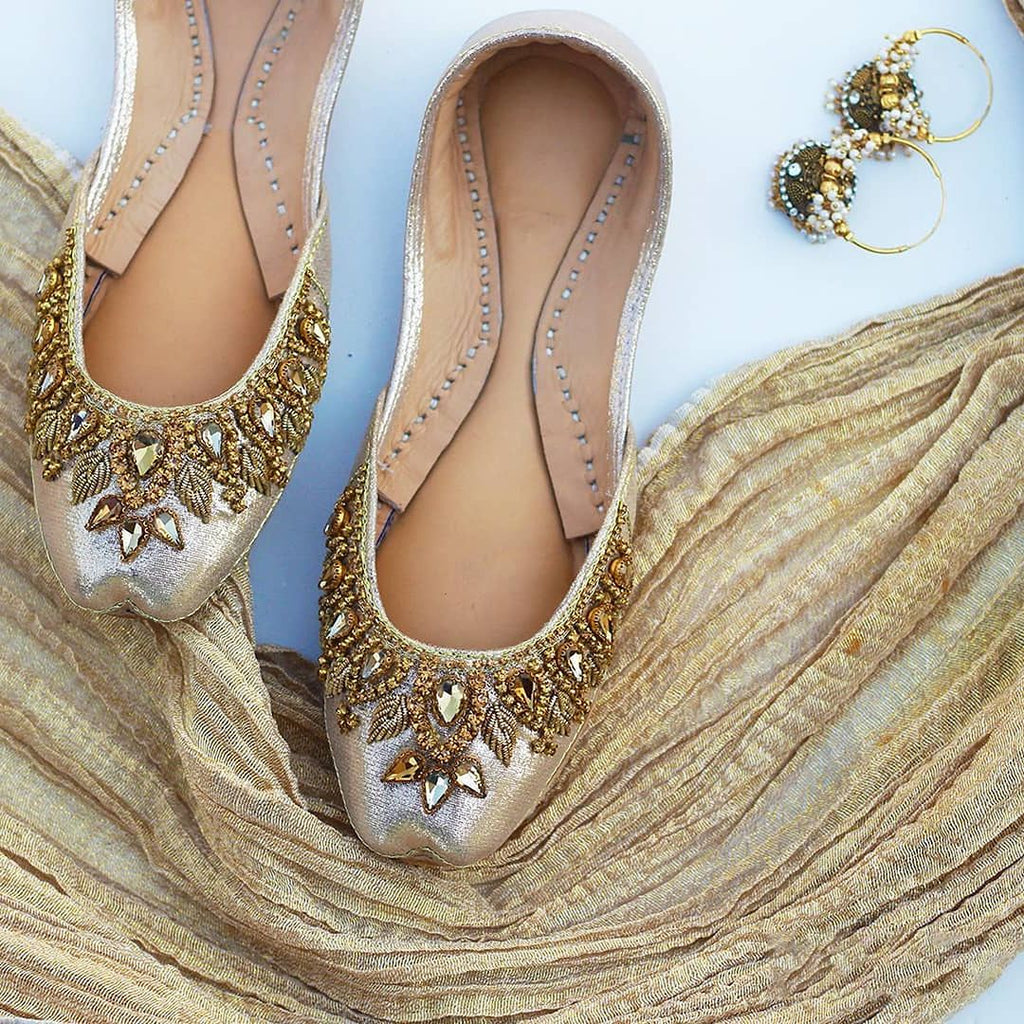 Handcrafted Stone &amp; Dabka Work