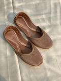 Khussa Planet Aari Tilla (peach)