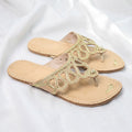 Elegant Handcrafted Cutwork Flats – Everyday Comfort Slides