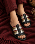 Breezerow Slides — Black Multi-Color