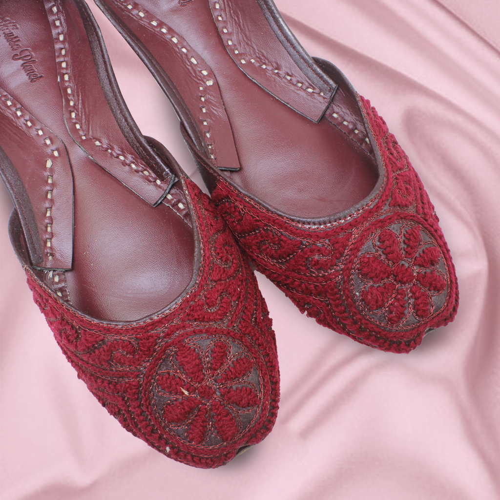 Maroon Resham