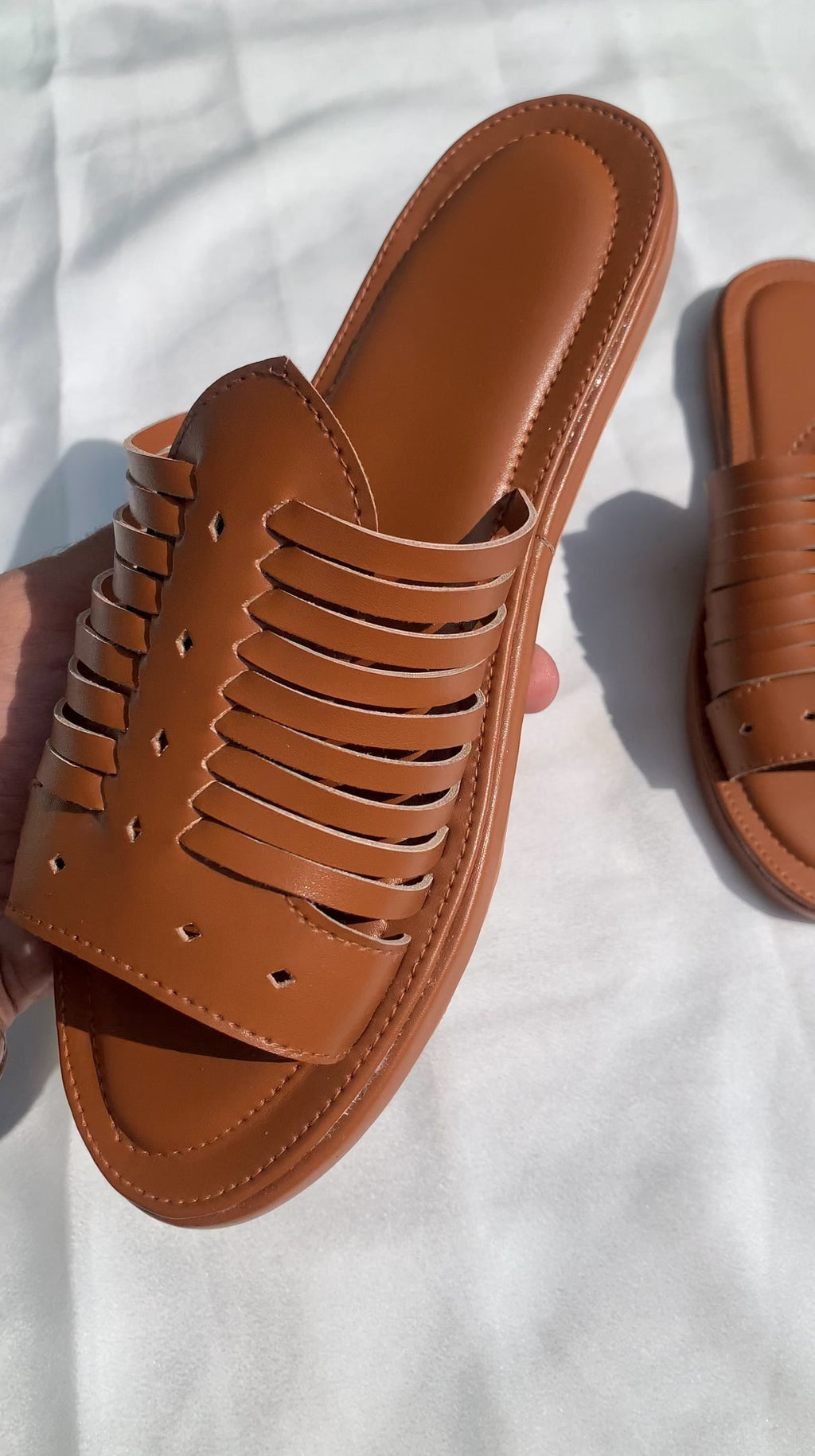Khussa Planet Breezerow slide (brown)