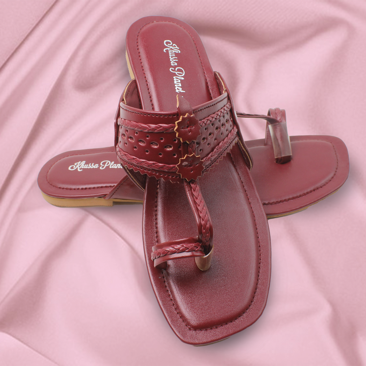 Maroon Indian Kolhapuri